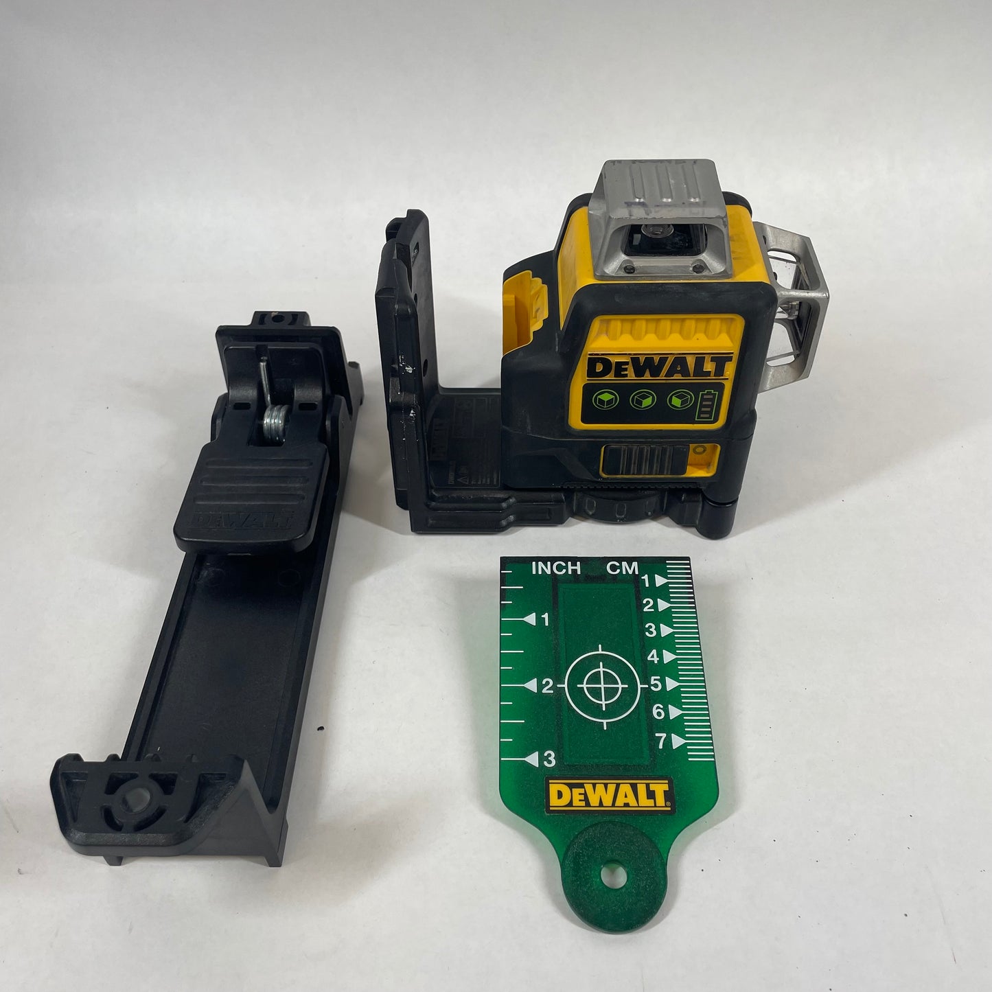 DeWalt DW089LG 12V Green Line 3 x 360 Degree Laser Level