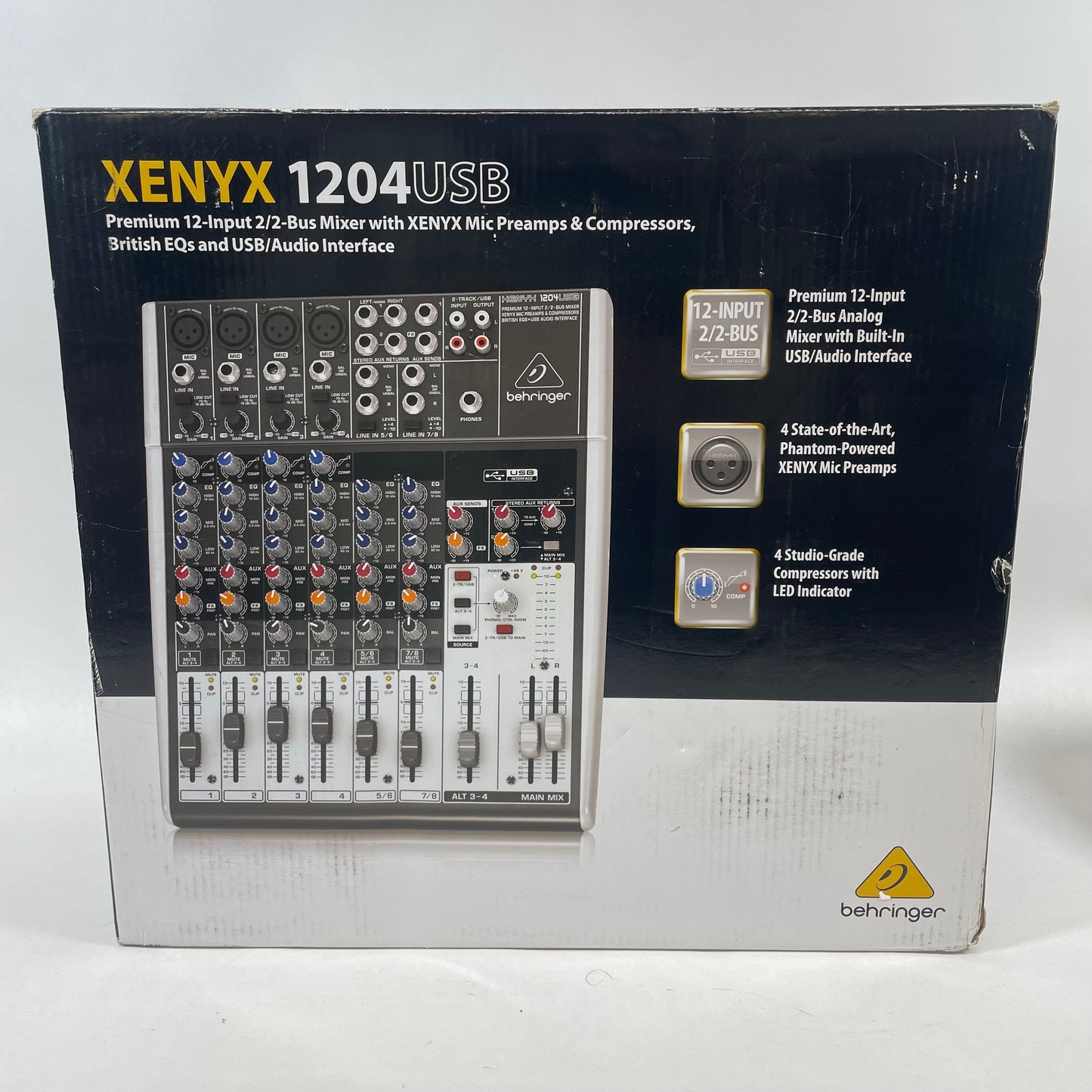Behringer Xenyx 12 Input Bus Mixer 1204USB