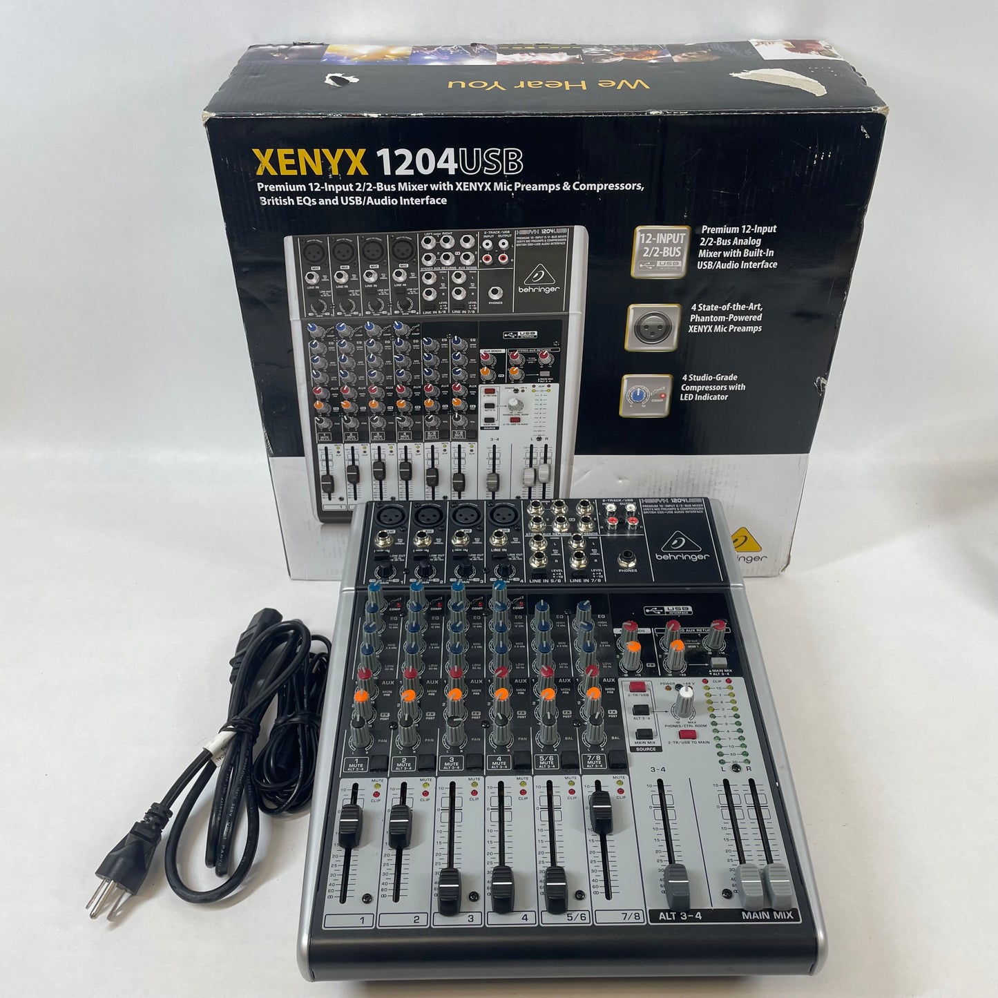 Behringer Xenyx 12 Input Bus Mixer 1204USB