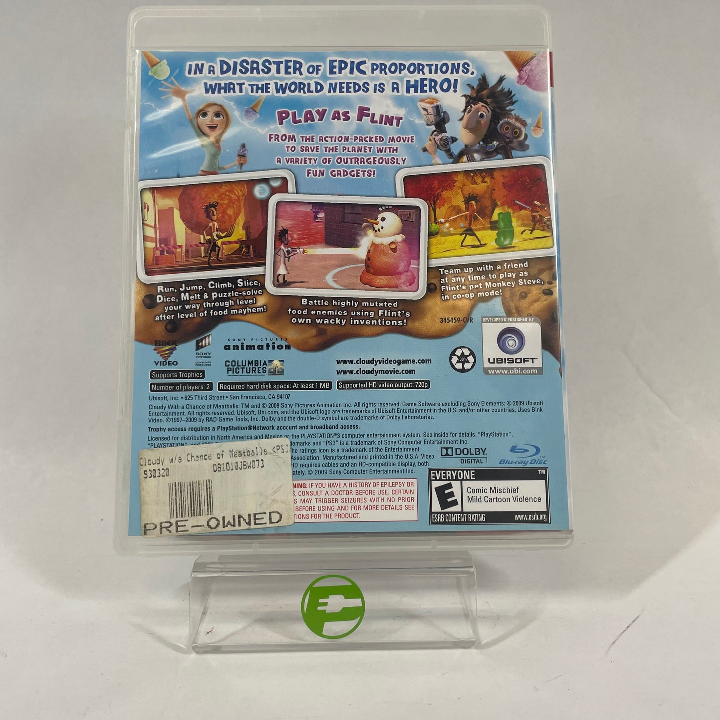 Cloudy with a Chance of Meatballs (Sony PlayStation 3 PS3, 2009)