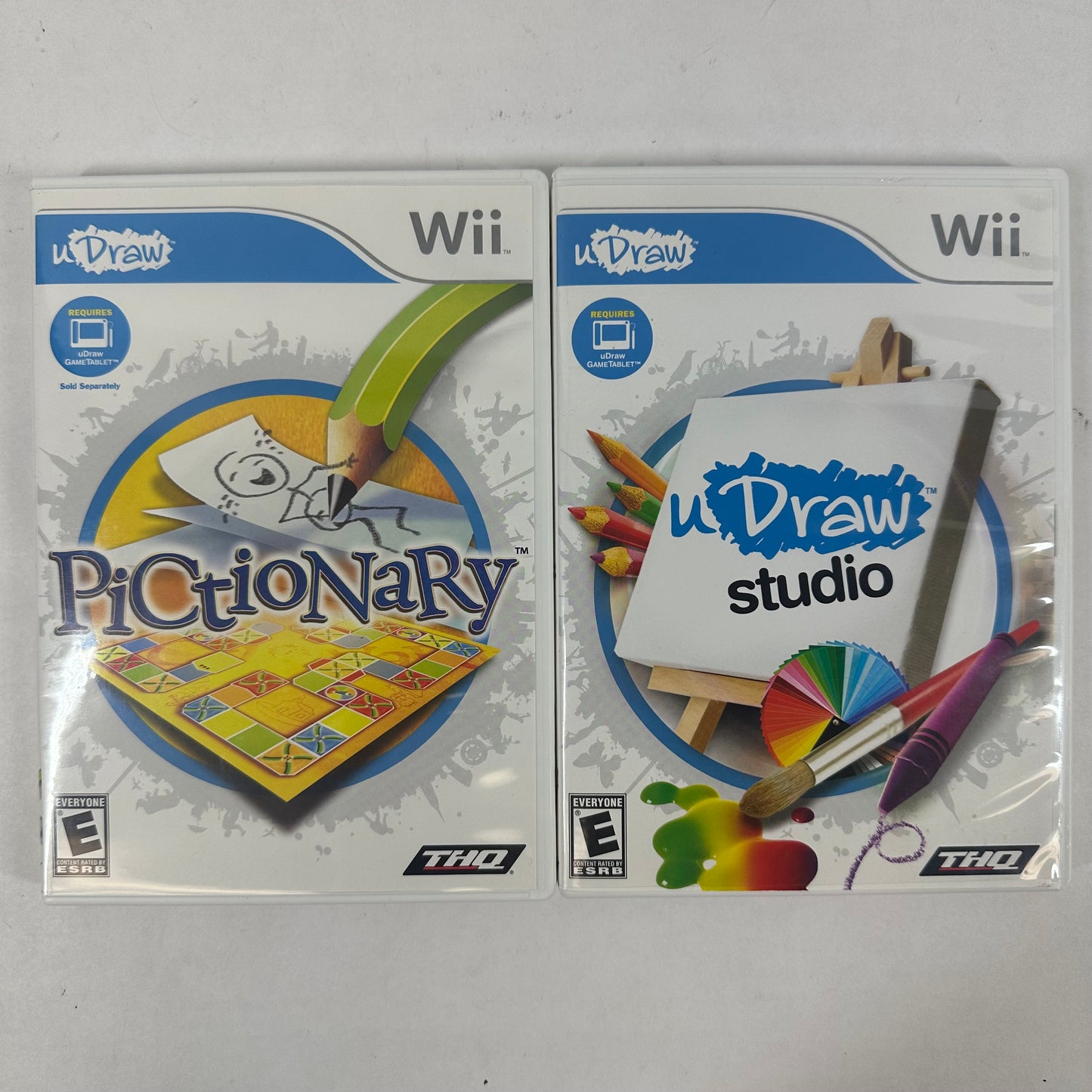 THQ uDraw GameTablet with uDraw Studio and Pictionary (Nintendo Wii 2010) Bundle