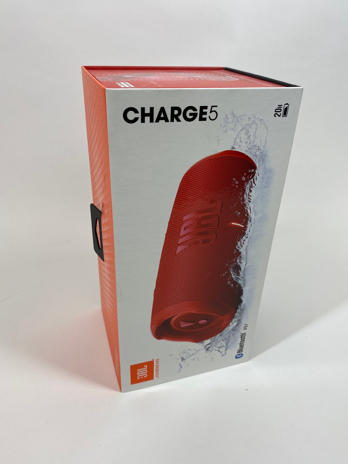 New JBL Charge 5 Portable Waterproof Bluetooth Speaker Red jblcharge5redam