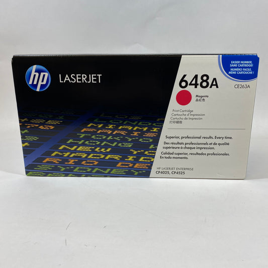 New HP LaserJet 648A Magenta Print Cartridge