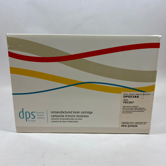 New DPS DPS53AR Black Remanufactured Toner Cartridge Compatible with HP LaserJet