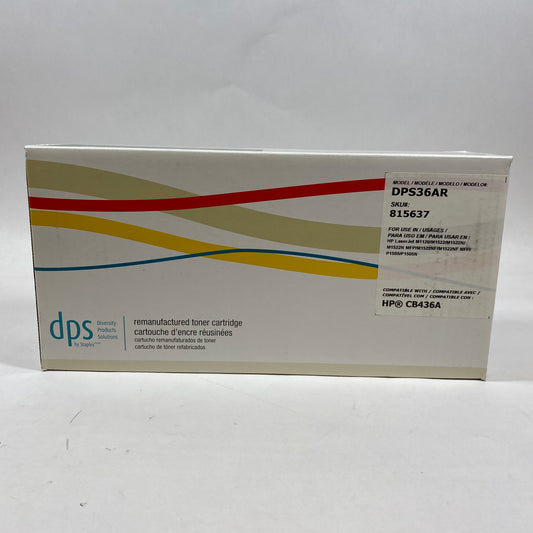 New DPS DPS36AR Black Remanufactured Toner Cartridge Compatible with HP LaserJet