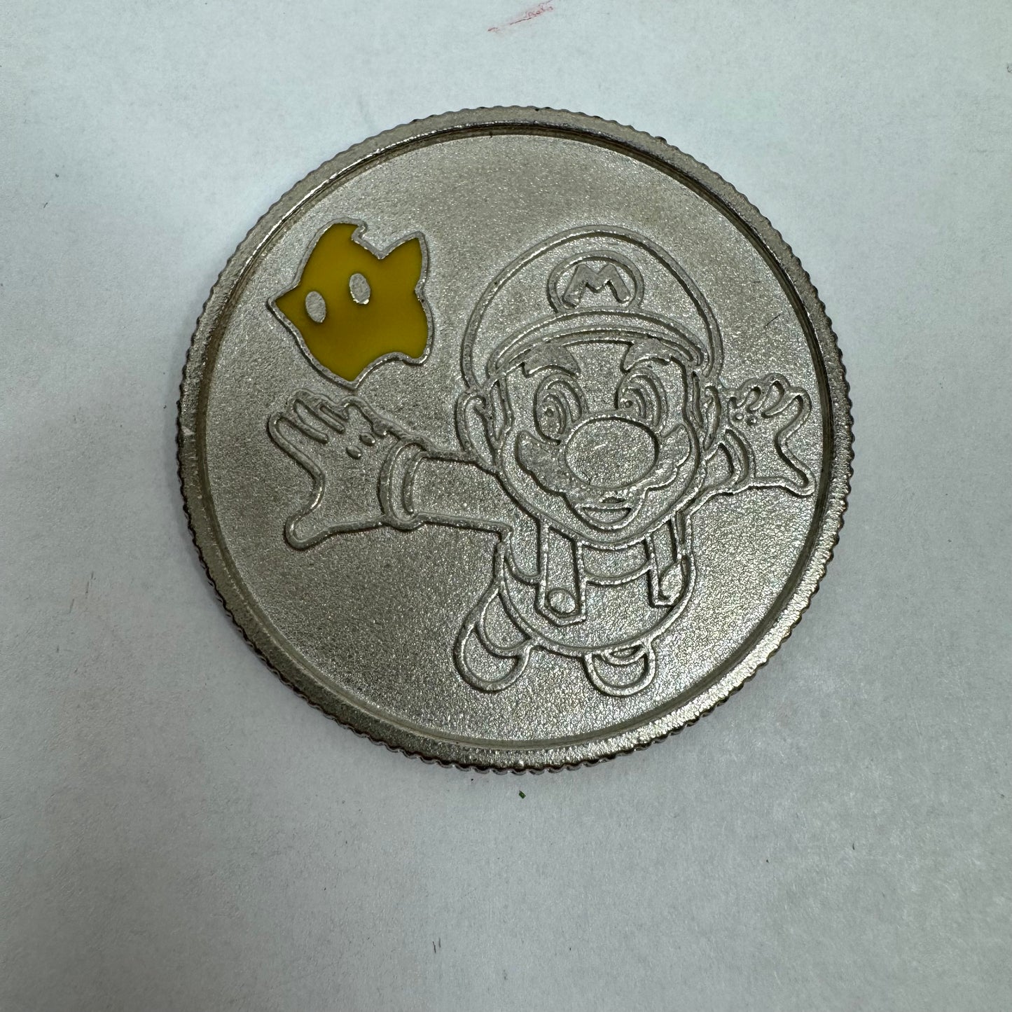 Super Mario Commemorative Launch Coin (Nintendo Wii, 2007)