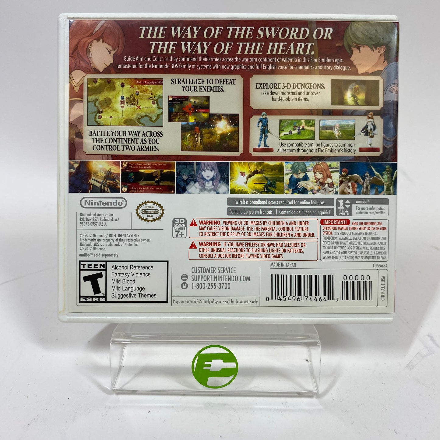 Fire Emblem Echoes: Shadows of Valentia (Nintendo 3DS, 2017)