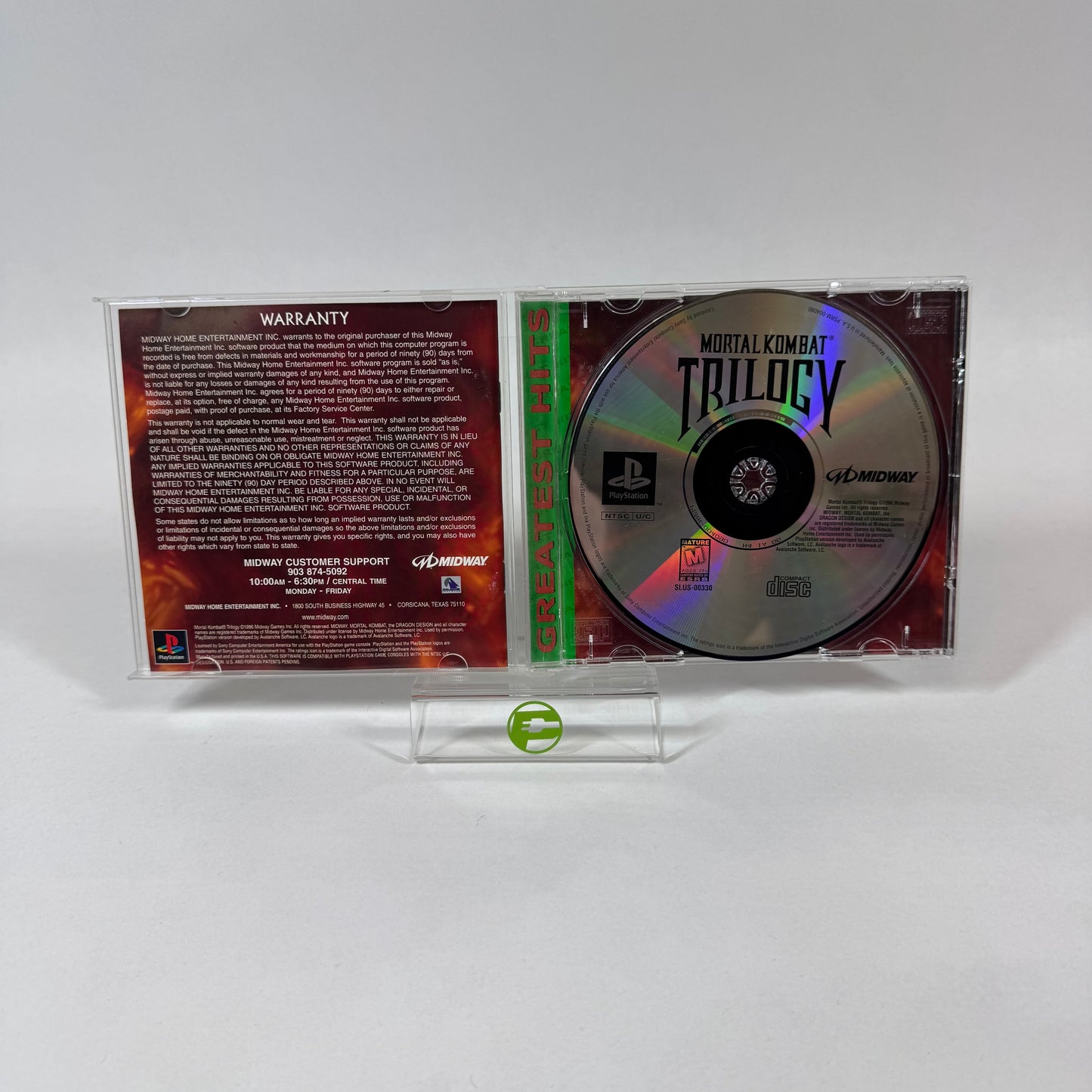 Mortal Kombat Trilogy (Sony PlayStation 1 PS1, 1995)