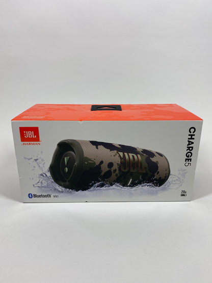 New JBL Charge 5 Portable Waterproof Bluetooth Speaker Camo JBLCHARGE5SQUADAM