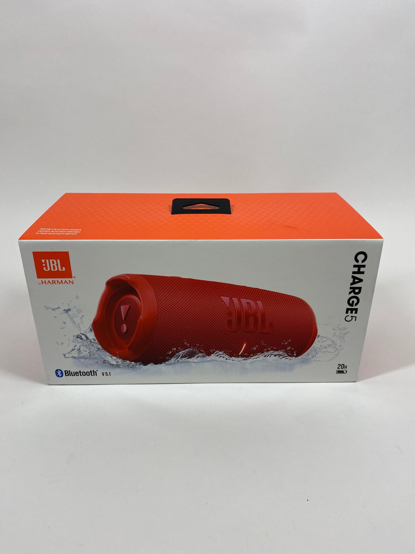 New JBL Charge 5 Portable Waterproof Bluetooth Speaker Red jblcharge5redam