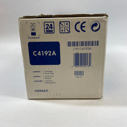 New HP Color LaserJet C4192A Cyan Toner Cartridge