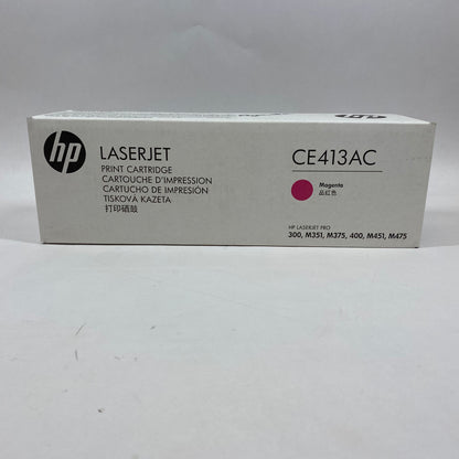 New HP LaserJet CE413AC Magenta Print Cartridge