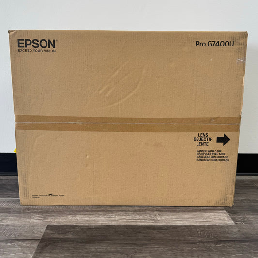 New Epson PowerLite Pro 4K 3,000 Lumens 3LCD Projector G7400U