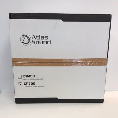 New Atlas Sound Commercial Power Amplifier 700W Dual-Channel Amp CP700