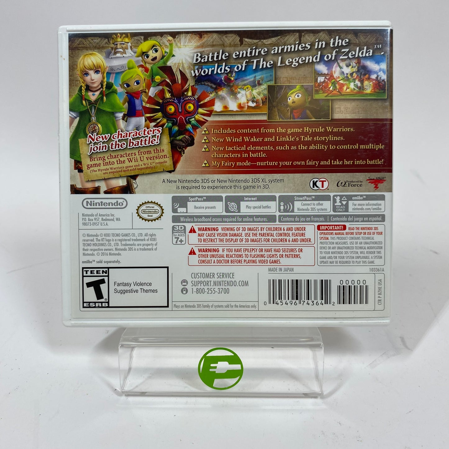 Hyrule Warriors Legends (Nintendo 3DS, 2016)