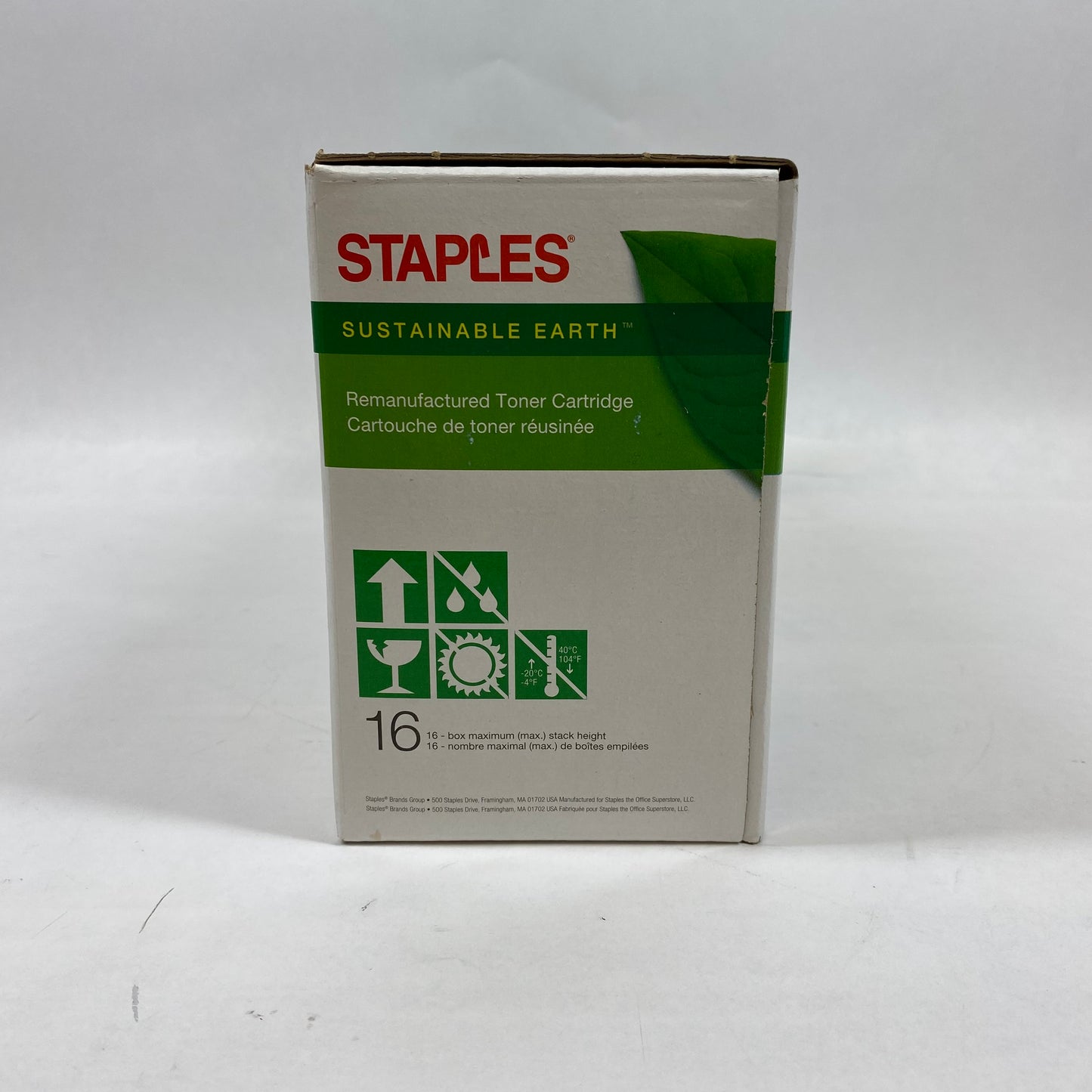 New Staples Sustainable Earth SEB36AR Black Remanufactured Toner Unit