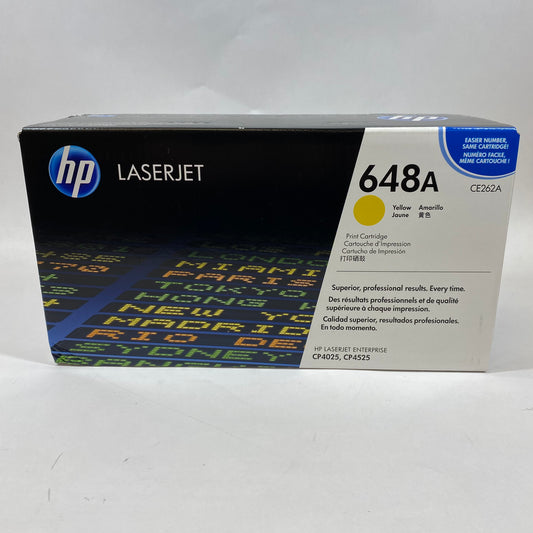 New HP LaserJet 648A Yellow Print Cartridge