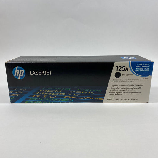 New HP 125A CB540-00901 Black Print Cartridge