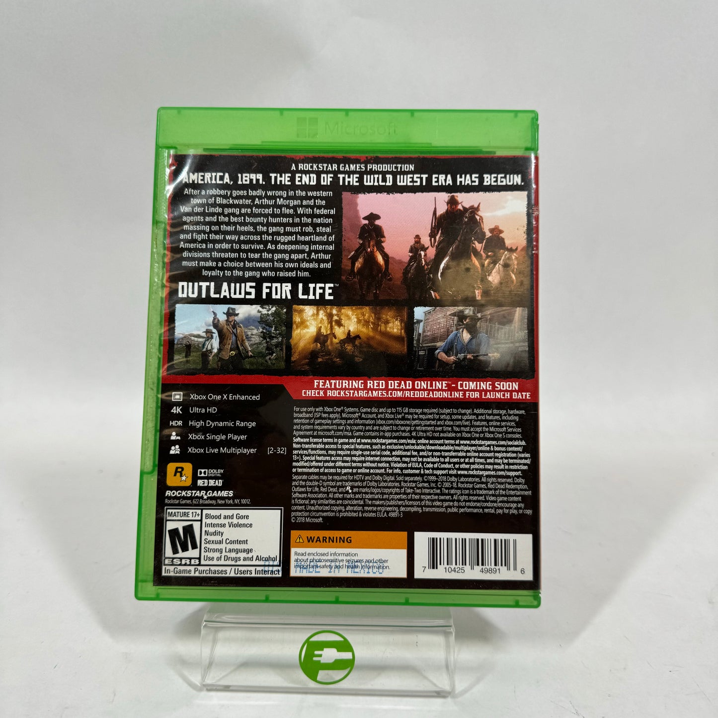 Red Dead Redemption 2 (Microsoft Xbox One, 2018)