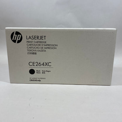 New HP LaserJet CE264XC Black Print Cartridge