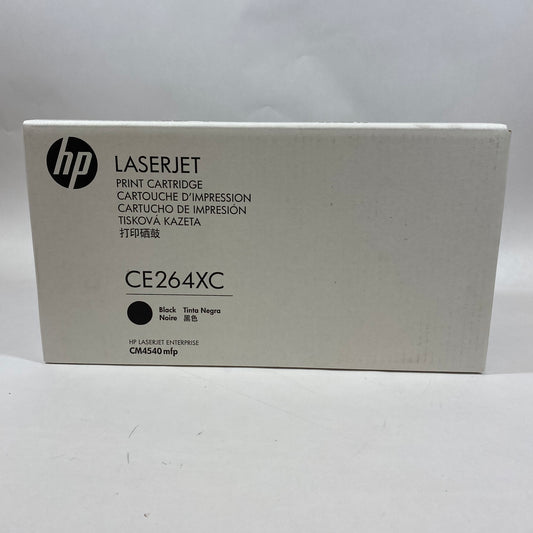 New HP LaserJet CE264XC Black Print Cartridge