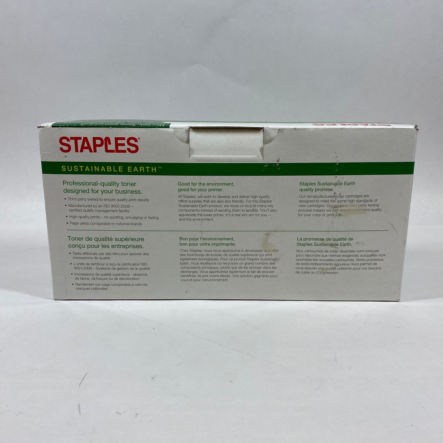 New Staples Sustainable Earth SEB36AR Black Remanufactured Toner Unit