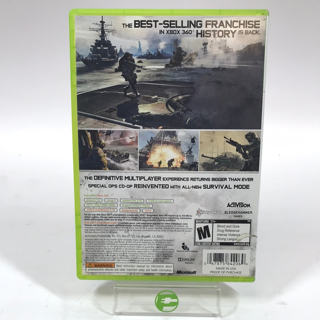 Call of Duty Modern Warfare 3 (Microsoft Xbox 360, 2011)