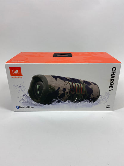 New JBL Charge 5 Portable Waterproof Bluetooth Speaker Blue jblcharge5squadam