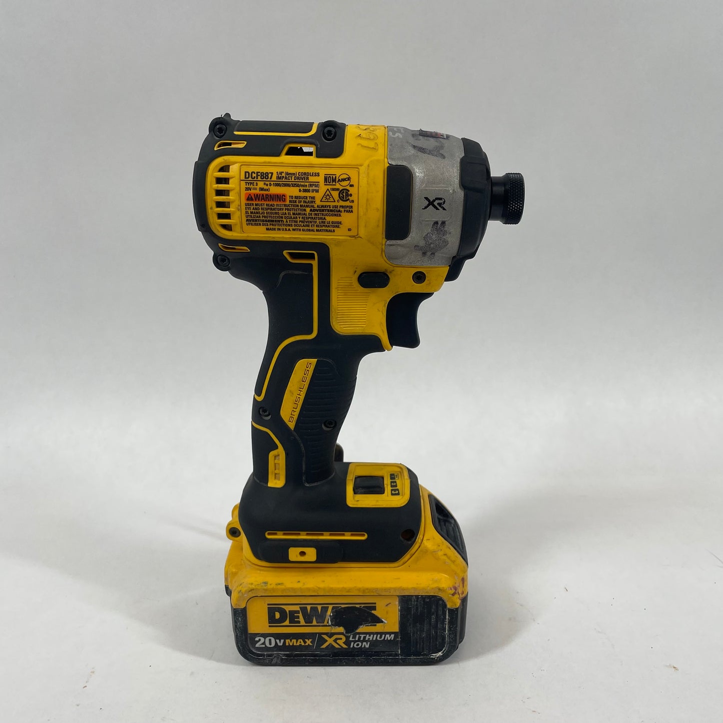 DeWalt DCF887 20V MAX 1/4" Cordless Impact Driver