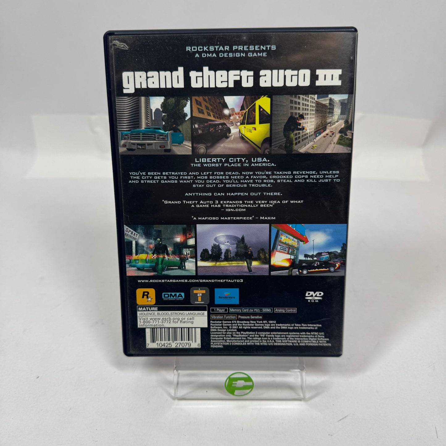 Grand Theft Auto III (Sony PlayStation 2 PS2, 2001)