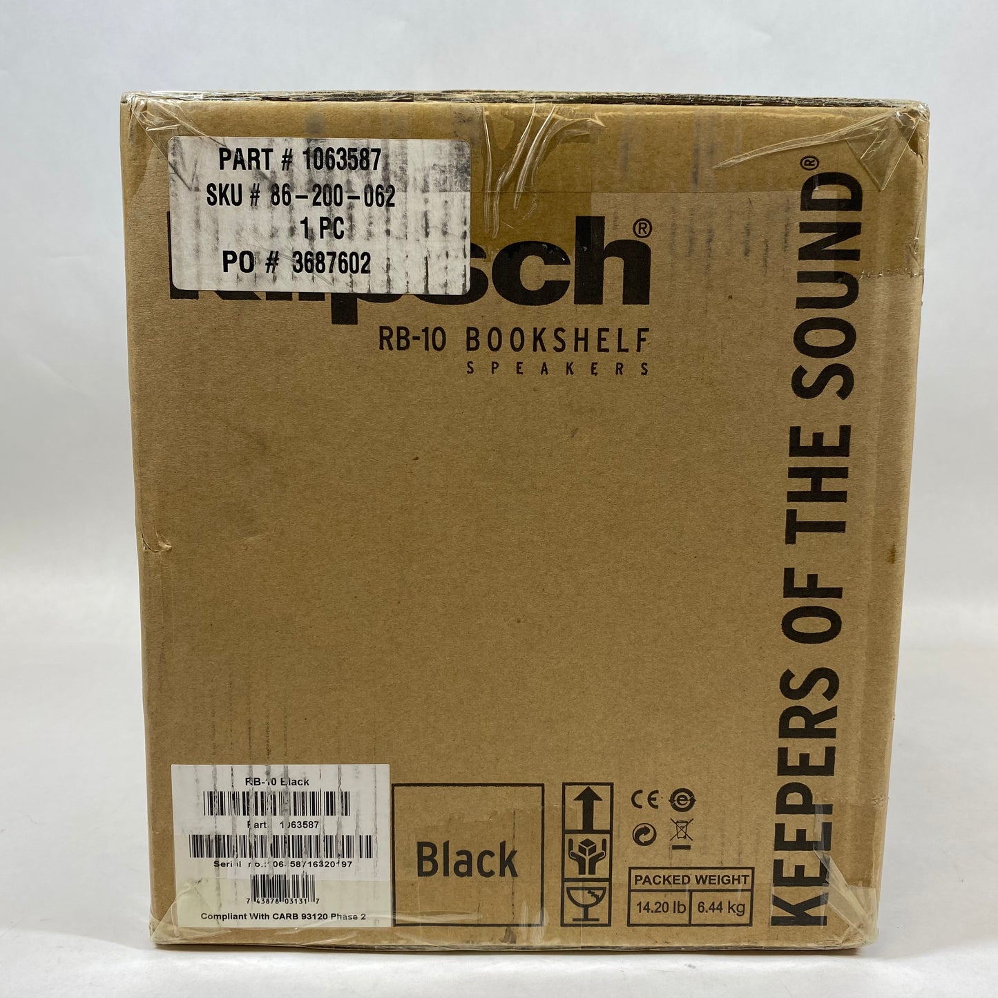 New Klipsch Reference Bookshelf Reference Bookshelf Speaker Black RB-10