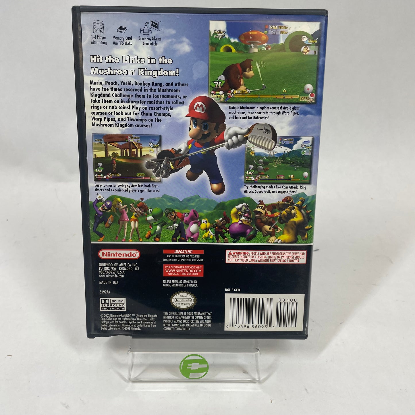 Mario Golf Toadstool Tour (Nintendo GameCube, 2003)