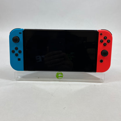 Nintendo Switch OLED Video Game Console HEG-001 Red/Blue