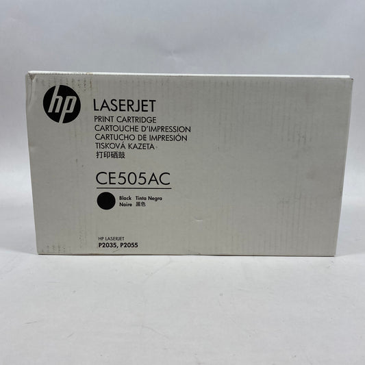 New HP CE505AC CE505AC-00910 Black Print Cartridge