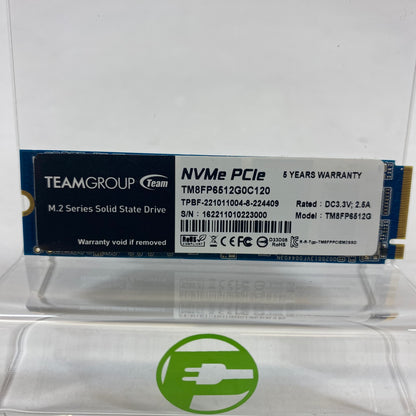 TeamGroup M.2 TM8FP6512G 512GB NVMe PCie SSD 511-221019086