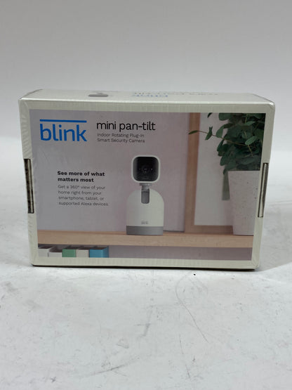 New Blink Mini Pan-Tilt Indoor Rotating Plug-In Smart Security Camera