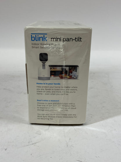 New Blink Mini Pan-Tilt Indoor Rotating Plug-In Smart Security Camera