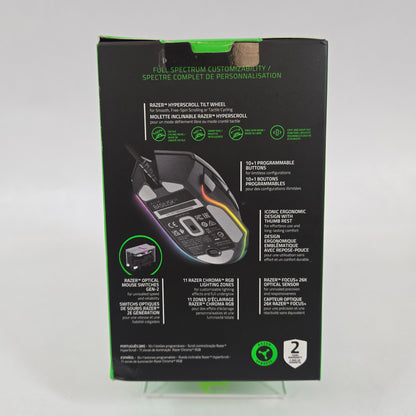 New Razer Basilisk V3 Black RZ01-04000100-R3U1 Gaming Mouse SEALED