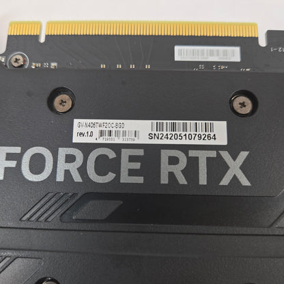 Gigabyte GeForce RTX 4060 Ti 8GB GDDR6 Graphics Card GV-N406TWF20C-8GD