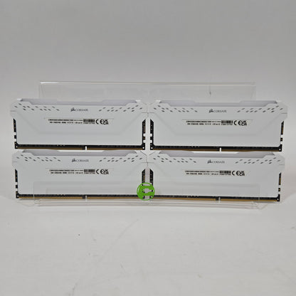 Corsair Vengeance RGB Pro 32GB (4x8GB) RAM DDR4 3000MHz CMW32GX4M4C3000C15W