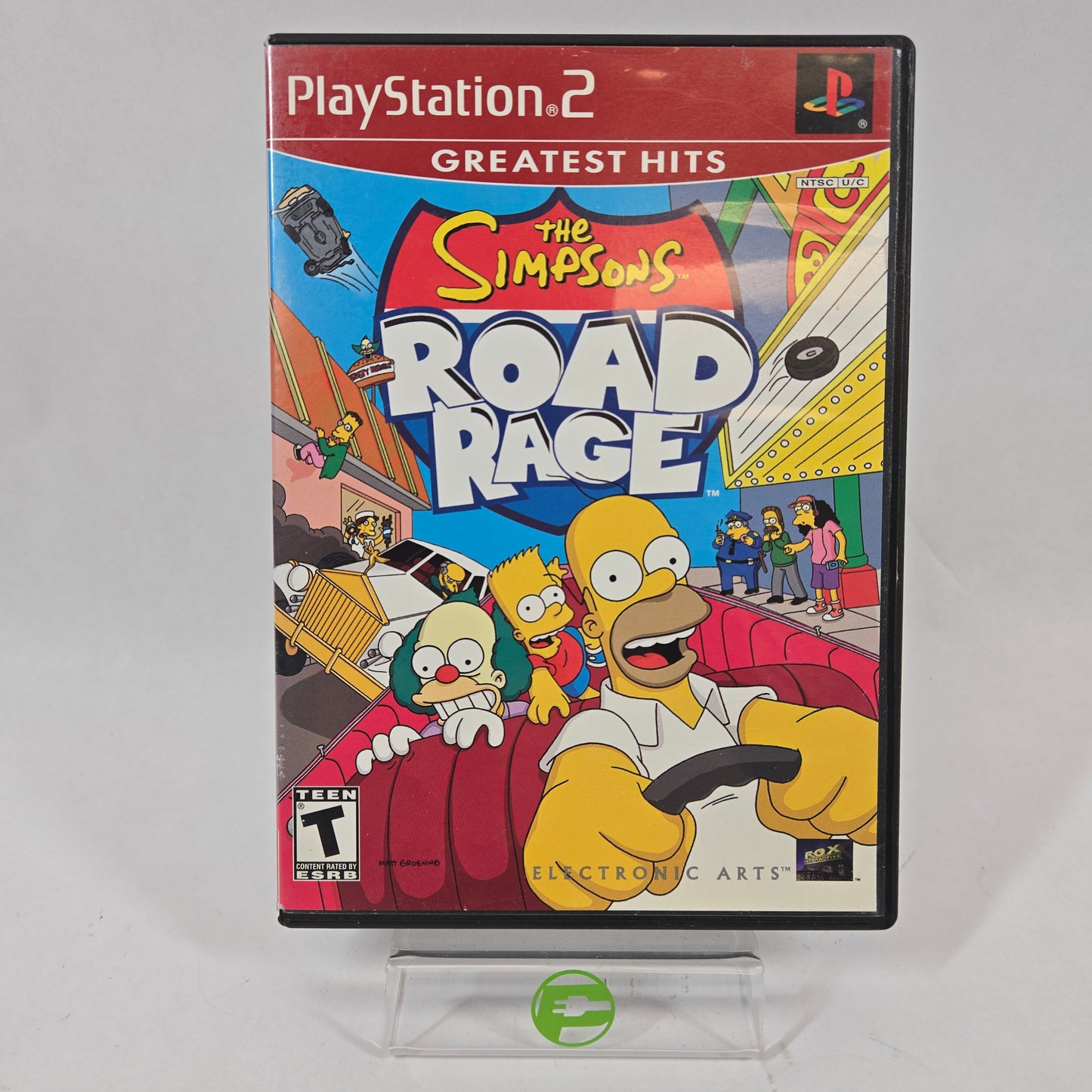 The Simpsons Road Rage [Greatest Hits] (Sony PlayStation 2 PS2, 2001)